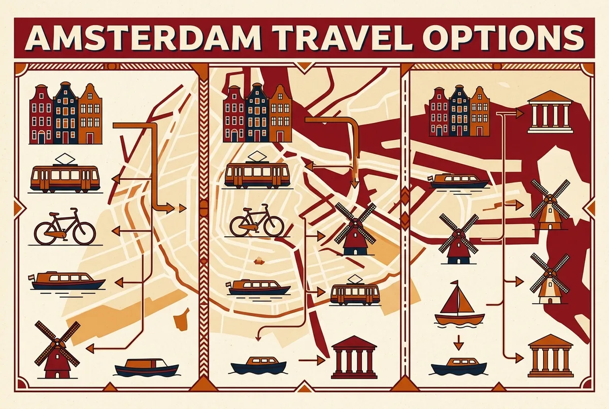 infographic comparing amsterdam pass options for the question Best Teotihuacan Tour Companies Compared, viator teotihuacan