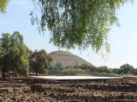 Pyramid of the Sun view on the private Teotihuacan pyramids tour